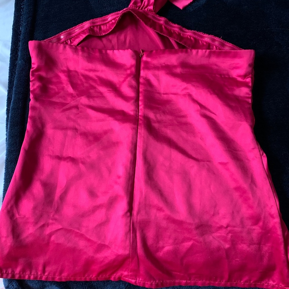 Silk halter top